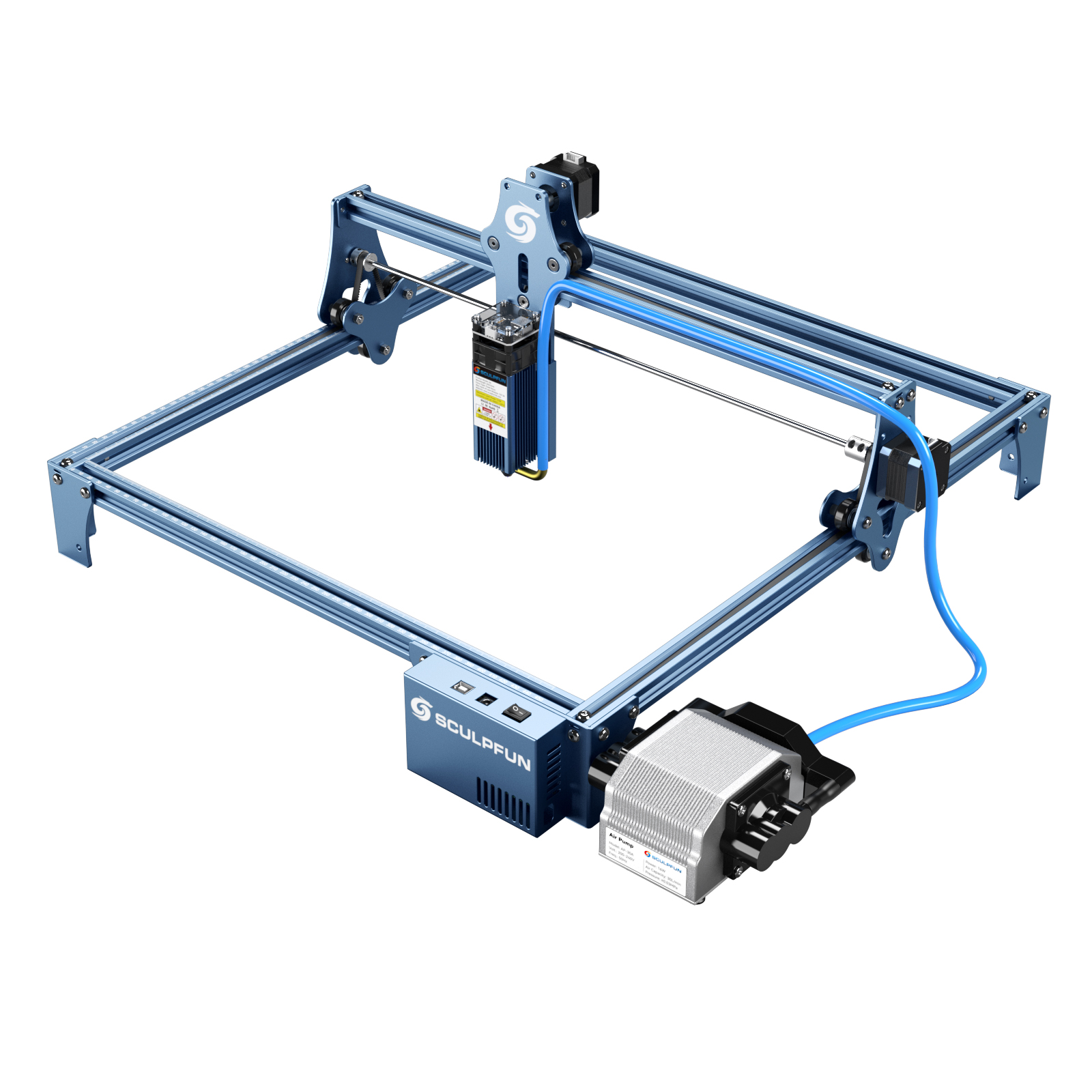 SCULPFUN-S9-Air-Assist-Duumlsenkit-ohne-Luft-Pumpe-Hochgeschwindigkeits-Air-Assist-Vollmetall-Strukt-1963500-9